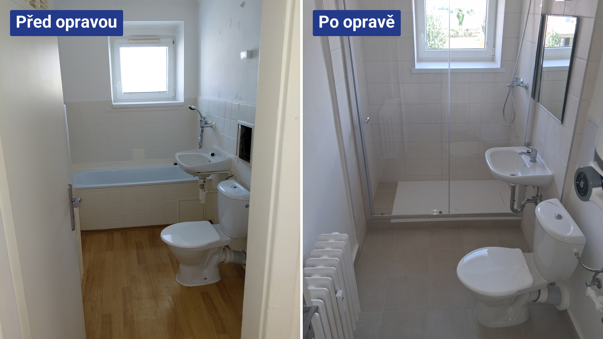 Než byt nabídneme novým nájemcům, nejprve ho opravíme